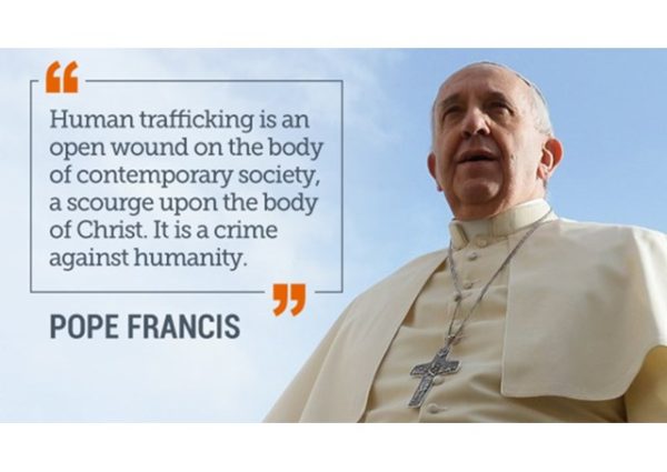 Pope: Raise awareness about “scourge” of human trafficking | FilCatholic